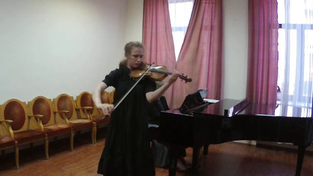 Sibelius Violin Concerto in D Minor, Op. 47, part 2, Shurkina Veronika, violin смотреть онлайн