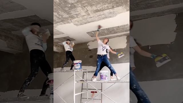 Young Man with great tiling skills -Great tiling skills -Great technique in construction PART 53 смотреть онлайн
