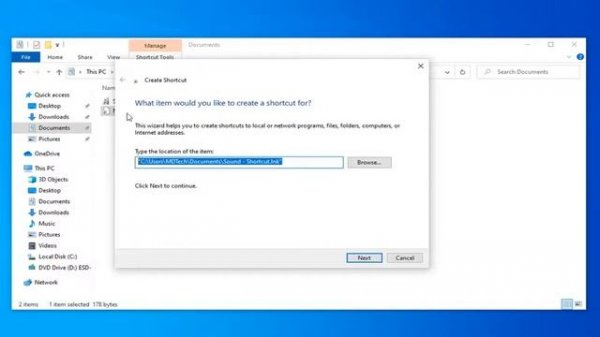 How to Pin the Sound Control Panel App to the Taskbar in Windows 10