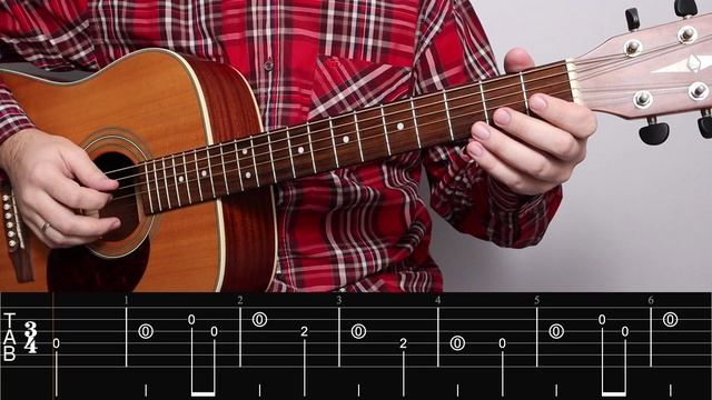 Amazing Grace - красивейшая инструменталка на гитаре для новичков смотреть онлайн