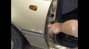 Ремонт навеса двери Део Нексия (Опеля)