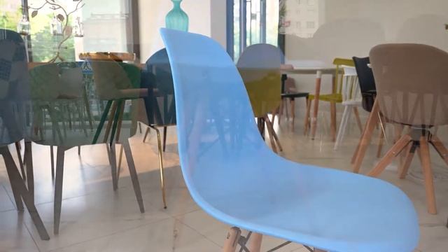 Стул DSW голубой