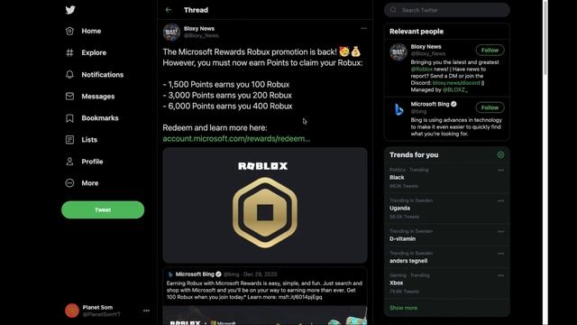 *FREE ROBUX* Roblox Microsoft Free 10 Robux Offer! Microsoft Rewards! смотреть онлайн