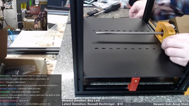 LETS BUILD A COCOA PRESS Part 1 - 3D Chocolate Printer #3dprinting #livestream смотреть онлайн
