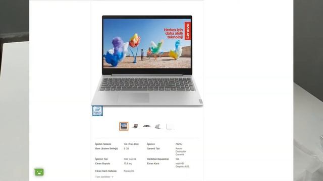 Lenovo IdeaPad Intel Core i3 7020U Kutu Açılımı смотреть онлайн