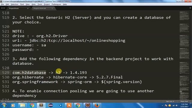 Part 03 - 04 - Getting H2 Database and Hibernate Dependency смотреть онлайн