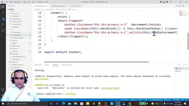 React Tutorial #15 React Event Handling | Event Handling in React | Dr Vipin Classes смотреть онлайн