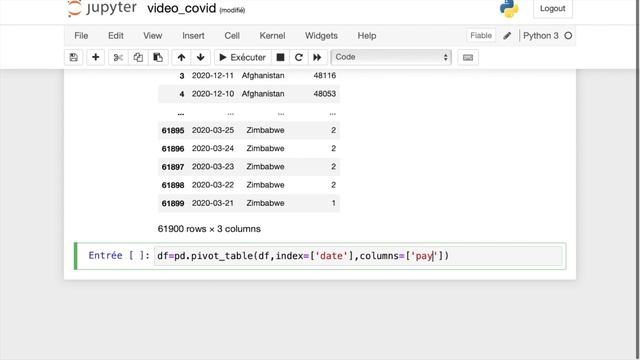 Réaliser une vidéo de visualisation des données en utilisant Python: Bar Chart Race смотреть онлайн