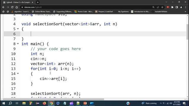 Selection Sort Algorithm | O(N^2) Solution with Example | Sorting Algorithm смотреть онлайн