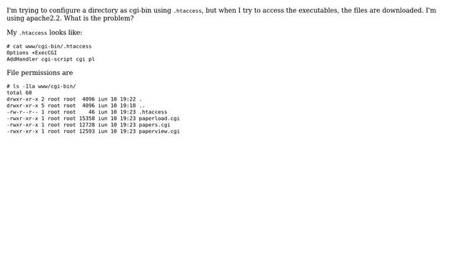 configuring cgi-bin using .htaccess смотреть онлайн