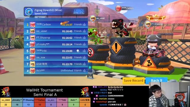 WallHit Tournament S2 Day 4 | Semi Final A | Kart Rider Rush+ WEST Server Speed Solo Tournament смотреть онлайн