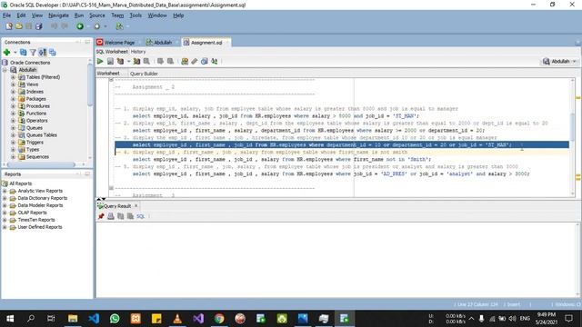 Oracle Basic Query for beginners смотреть онлайн