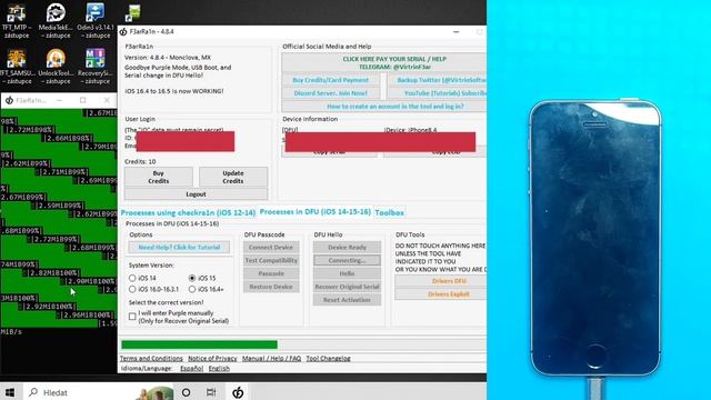 IPhone SE Bypass ICloud Remove IOS 15.7.5 By F3arRa1n