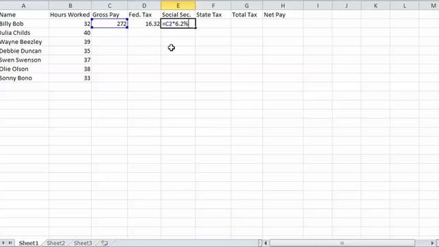 payroll exercise using excel workbook смотреть онлайн