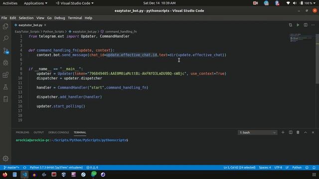 #python #telegram #bot Telegram Bot with Python Tutorial Part 2 смотреть онлайн