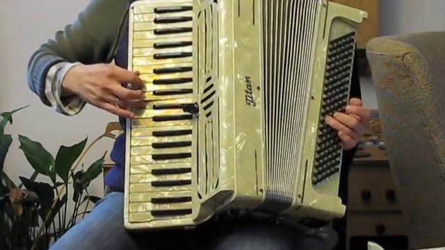 1950s Titano Company Titan Model Accordion смотреть онлайн