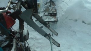 Переделываю на одну лыжу, рулевое для Бурана