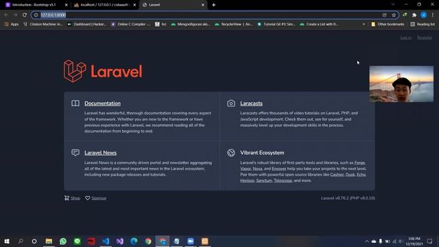 Authentication Laravel ke Mysql menggunakann template Bootstrap смотреть онлайн