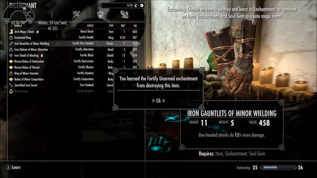 Elder Scrolls V: Skyrim - Learn to use the Arcane Enchanter смотреть онлайн