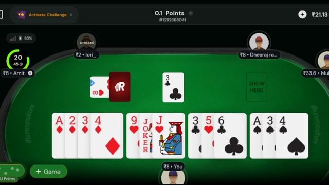 rs8 point rummy cash game how to win |card games rummy in bangla |rummy culture with @Mannagaming смотреть онлайн