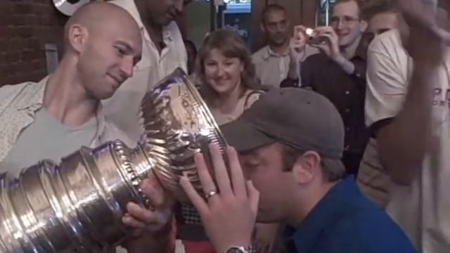 Pat Heber Drinking From The Stanley Cup смотреть онлайн