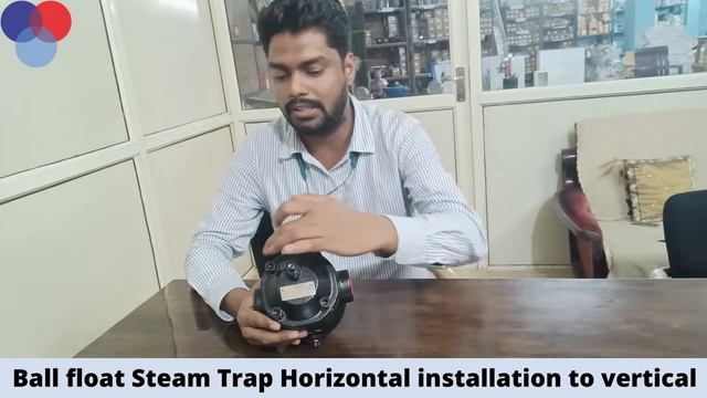 Ball float Steam Trap Horizontal installation to vertical смотреть онлайн