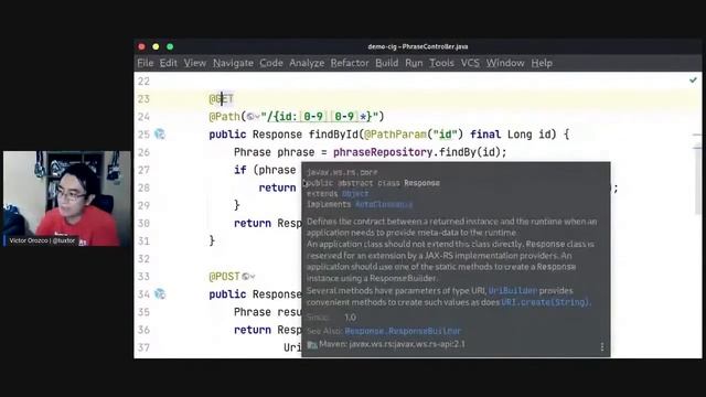 Creando un microservicio con MicroProfile, Payara Micro y ejecutando testing con Maven y Arquillian смотреть онлайн
