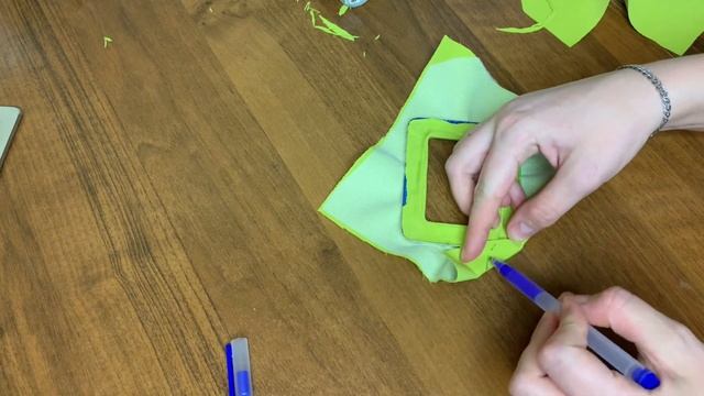 Как обтянуть пряжку тканью и сделать пояс