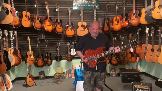 2002 Gibson Custom Shop SG смотреть онлайн