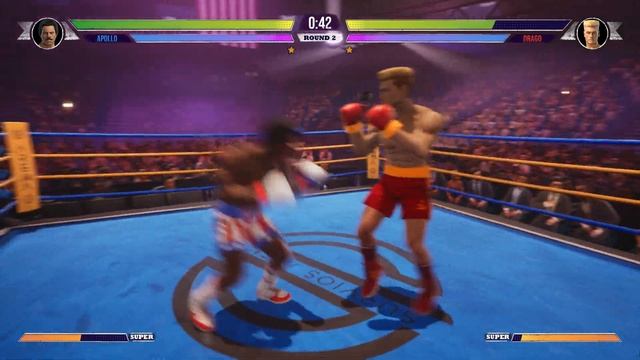 Big Rumble Boxing: Creed Champions - Apollo Creed vs Ivan Drago (Arcade Mode) смотреть онлайн
