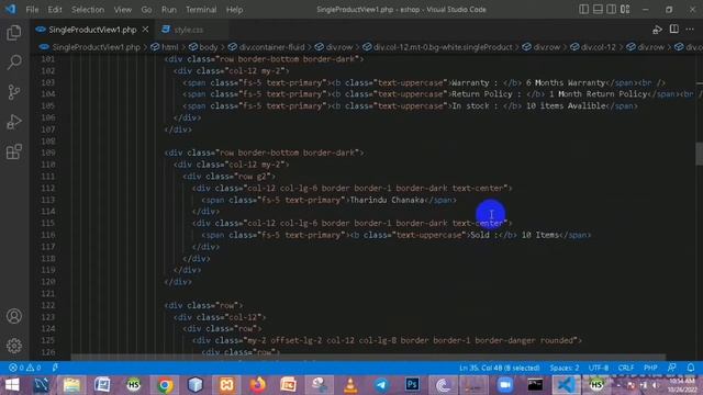 Web Project Task 22 | 1st Year | Semester 1 | JAVA Institute смотреть онлайн