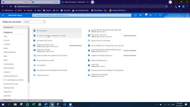 Taller de Creación de una base de datos de Sql Azure смотреть онлайн