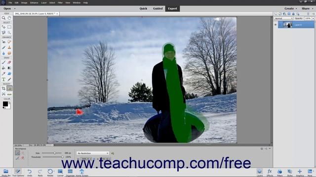 Learn How to Use the Recompose Tool in Adobe Photoshop Elements 2022: A Training Tutorial смотреть онлайн