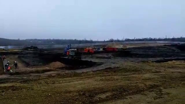Строительство Центра водных видов спорта, Симферополь, 22.02.2018 смотреть онлайн