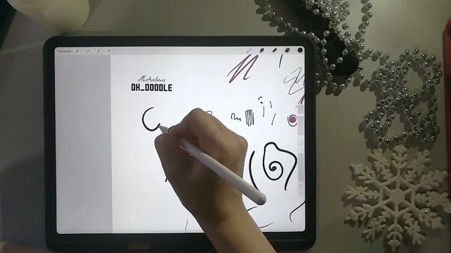 СТАНДАРТНЫЕ КИСТИ в Procreate. Плюсы и минусы I Ok_doodle