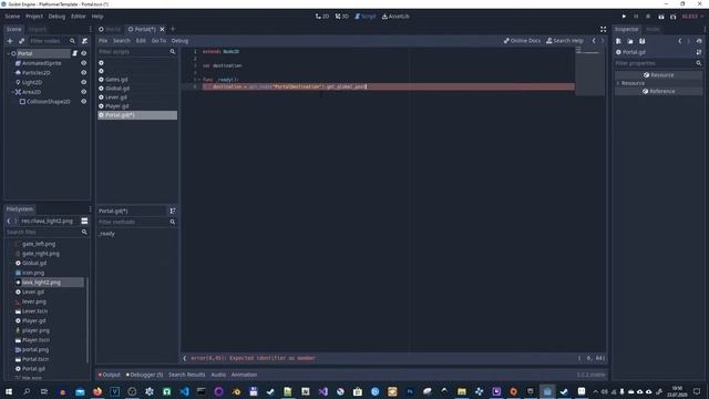 GODOT TUTORIAL - Simple portals смотреть онлайн