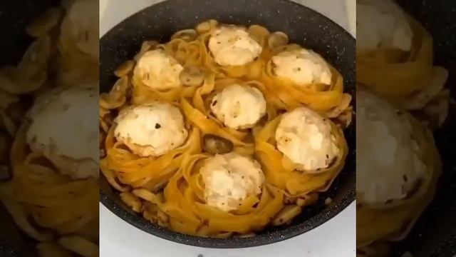 Вкусные гнезда готовый☺️ смотреть онлайн