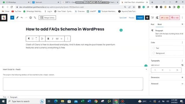 How to make FAQs Schema in #wordpress #seo trick#website for ranking and #onpageoptimization смотреть онлайн