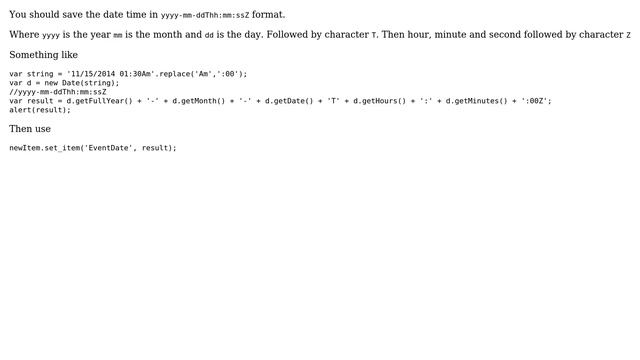 Sharepoint: Save Date working but time wont save (2 Solutions!!) смотреть онлайн