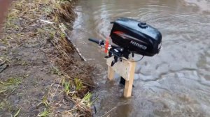 МОЙ НОВЫЙ КИТАЙСКИЙ ЛОДОЧНЫЙ МОТОР HIDEA 3.5 (ХАЙДИ 3,5)! ПЕРВИЧНАЯ ОБКАТКА ЛОДОЧНОГО МОТОРА!