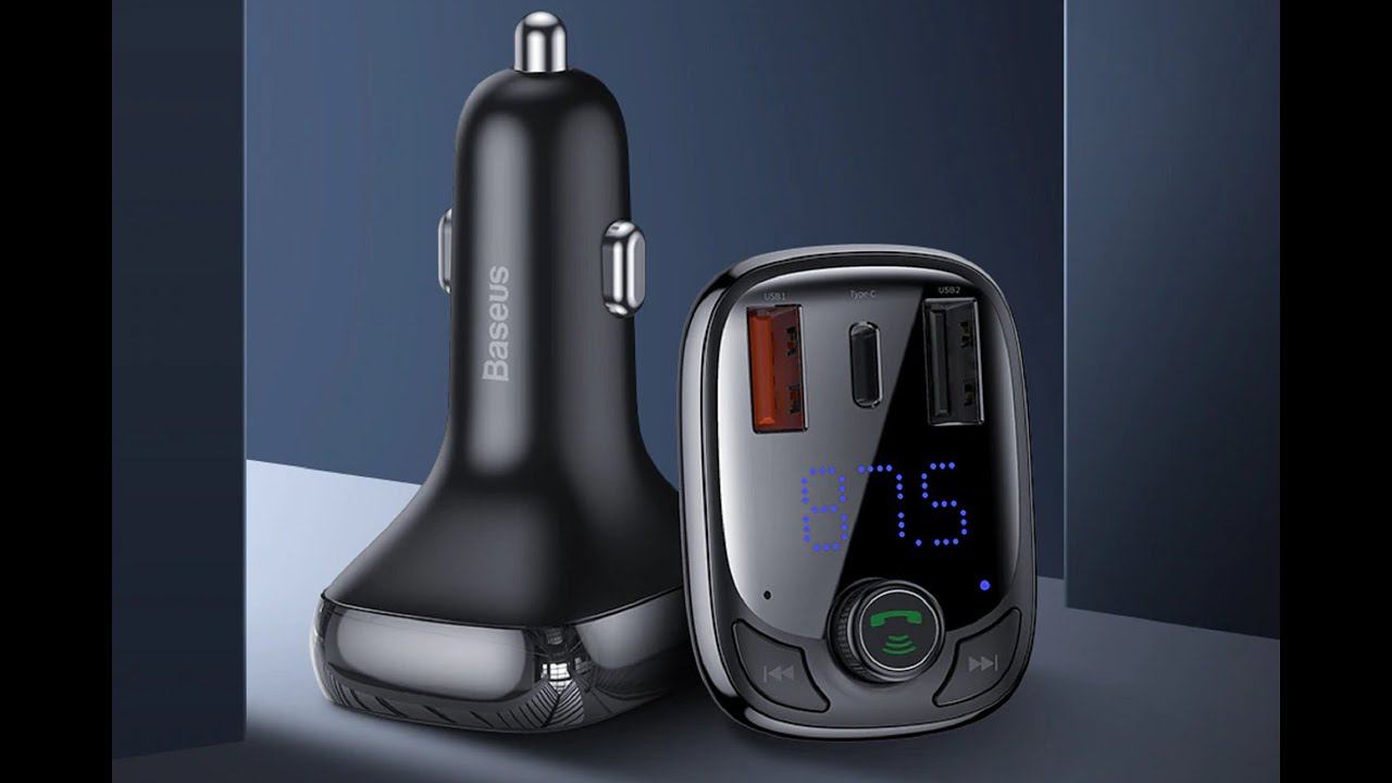 FM-трансмиттер Baseus T-Typed MP3 Car Charger S-13 Bluetooth 5.0 смотреть онлайн