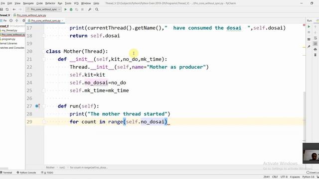 producer consumer problem example 1[without Synchronization] Part -1 смотреть онлайн