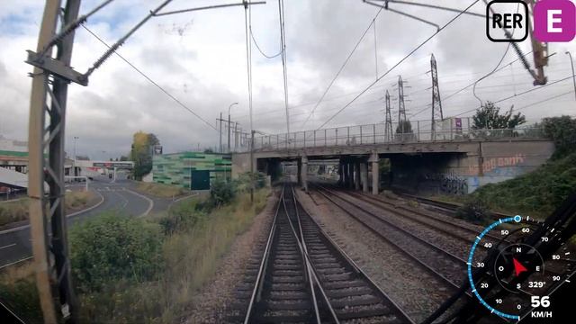 Voyage En Cabine De Villiers-sur-Marne à Paris EST - RER E - 4K