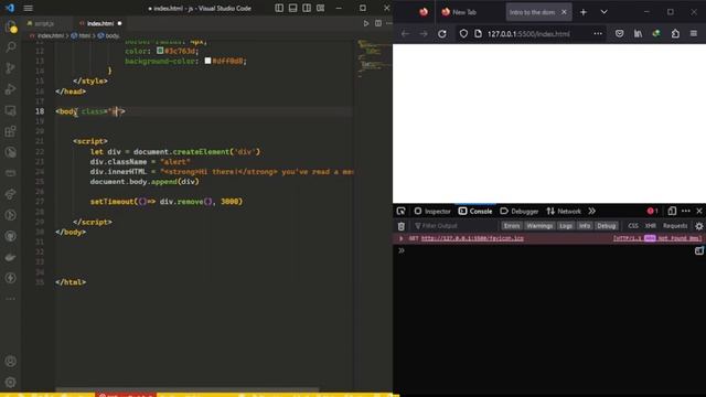 Document and Style Class Manipulation - JavaScript DOM - web development series смотреть онлайн