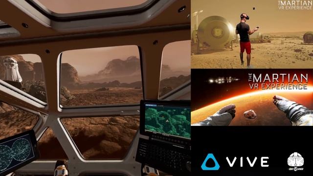 The Martian VR Experience HTC Vive Gameplay | Travel into space and land on Mars in Virtual Reality смотреть онлайн
