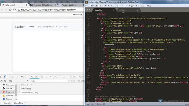 Curso de Bootstrap 4 - #62 El componente Navbar (Manejo básico) ? смотреть онлайн