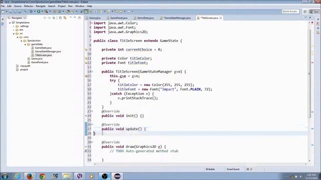 Let's Make a Game! Java Series part 7 смотреть онлайн