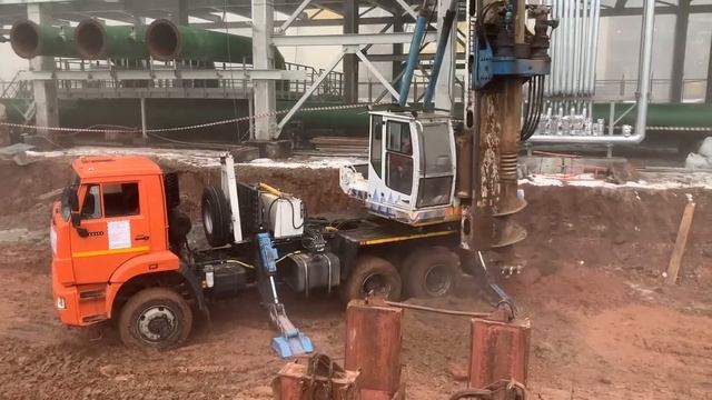 Буронабивные сваи Ф600 смотреть онлайн