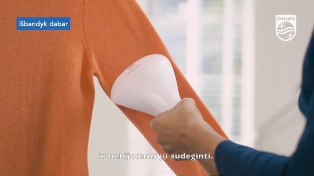 Philips Steam&Go rankinis drabužių garintuvas. смотреть онлайн