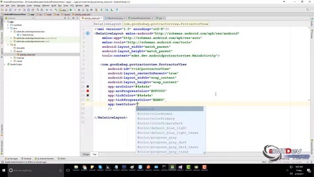 Android Studio Tutorial - Protractor View смотреть онлайн